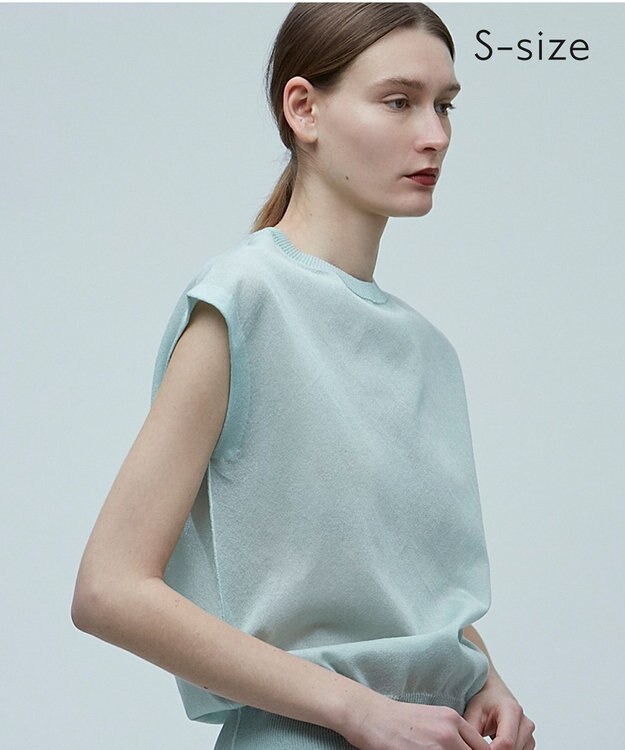 BEIGE， 【S-size】AUBER / ニットトップス Mint