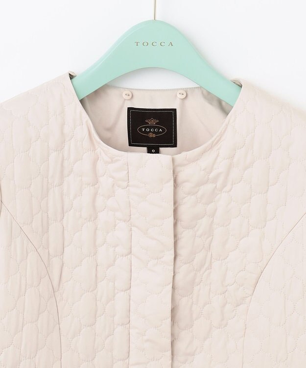 TOCCA LAURA キルティングショートコート ベージュ系