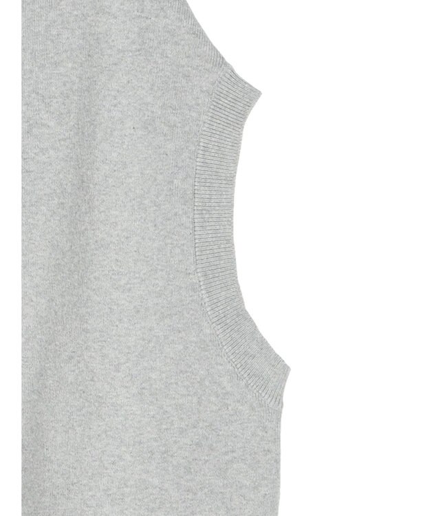 AMERICAN HOLIC ニュアンスニットジレ Light Gray Mixture