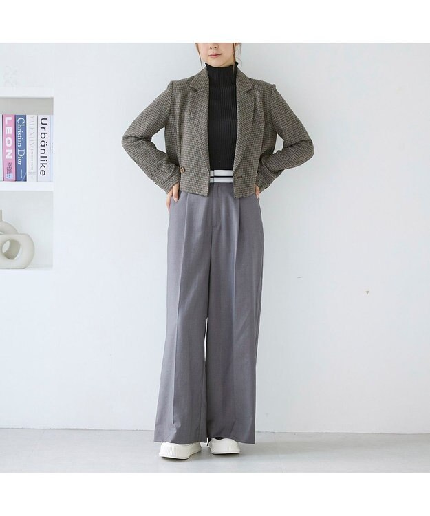 MODE ET JACOMO <carino>デザインソールスニーカー ブラック