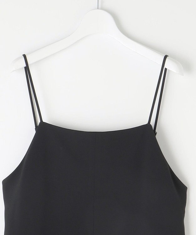 自由区 L 【洗える】ハイツイストキャミソール ワンピース ブラック