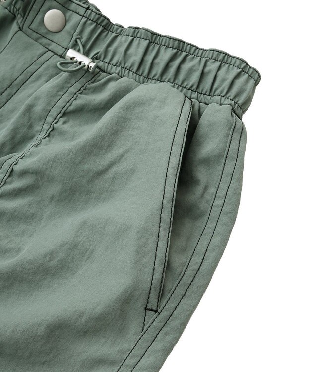 Green Parks ・ＳＵＧＡＲ　ＳＰＯＯＮ　配色ｓｔギャザーパンツ Green