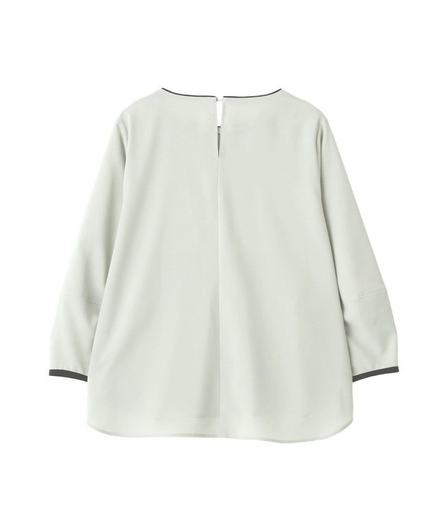 YECCA VECCA 配色パイピングブラウス Mint