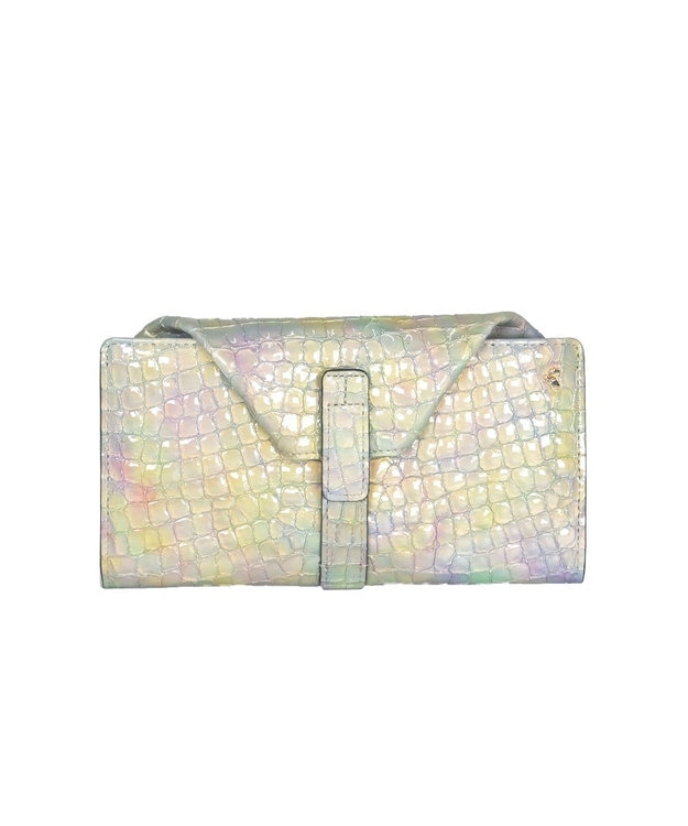 PELLE BORSA ギャルソンウォレット Rainbow Croco レインボークロコ 6101 イエロー