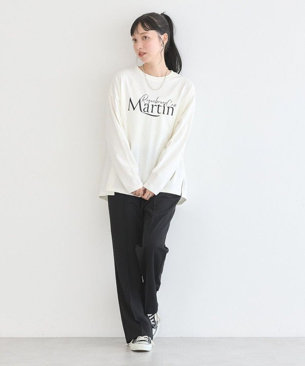 earth music&ecology グラフィックロンＴ Off White