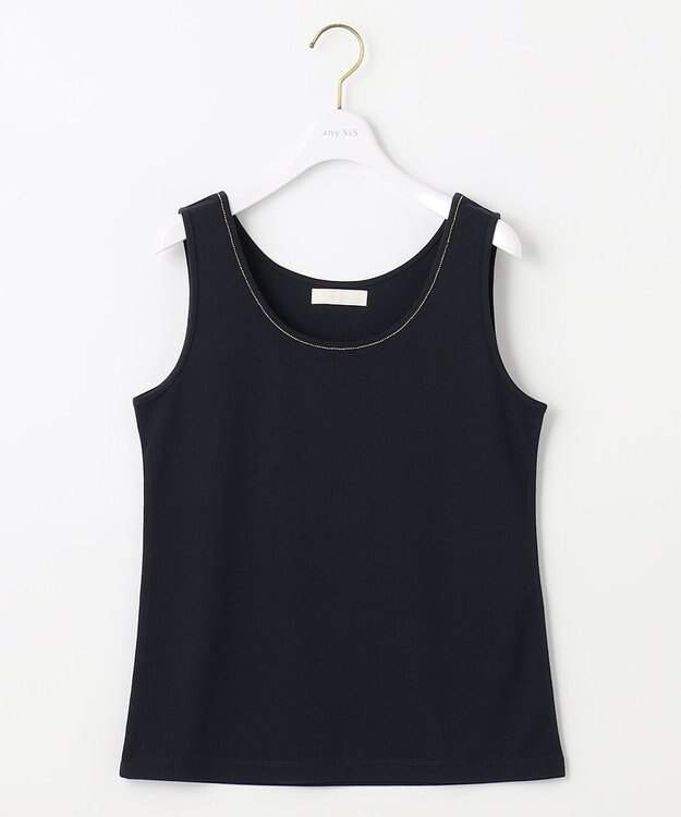 ANY SIS S 【吸水速乾・UVケア・接触冷感】コンフォートジャージー タンクトップ ネイビー