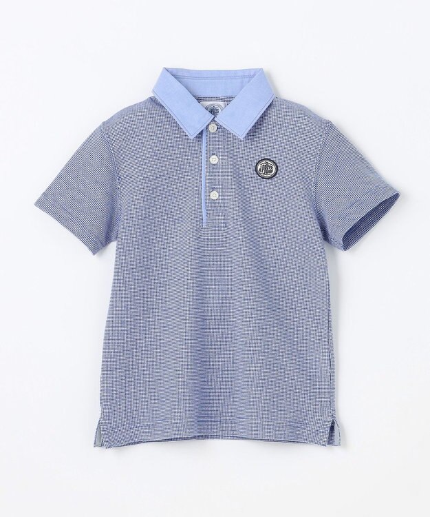 J.PRESS KIDS 【100-130cm】カノコ ライク 半袖ポロシャツ ブルー系