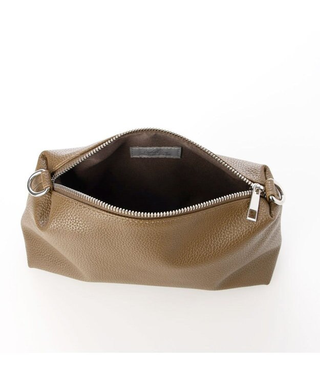 UNBILLION カシュカシュ cachechche / 通しハンドルシュリンク横長トート チョコ