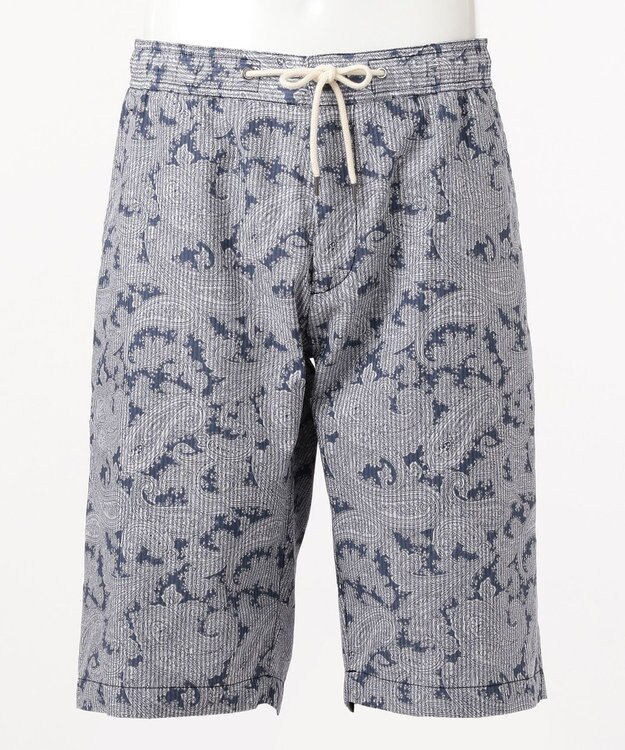 JOSEPH ABBOUD MOUNTAIN 【SPACE】OGアロハペイズリー ハーフパンツ ライトグレー系6