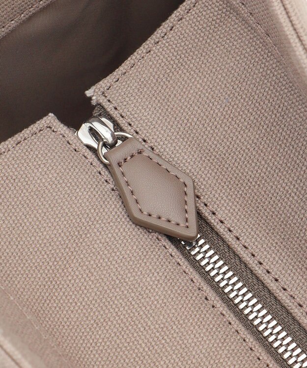 Y'SACCS バインダーキャンバスA4トートバッグ グレージュ