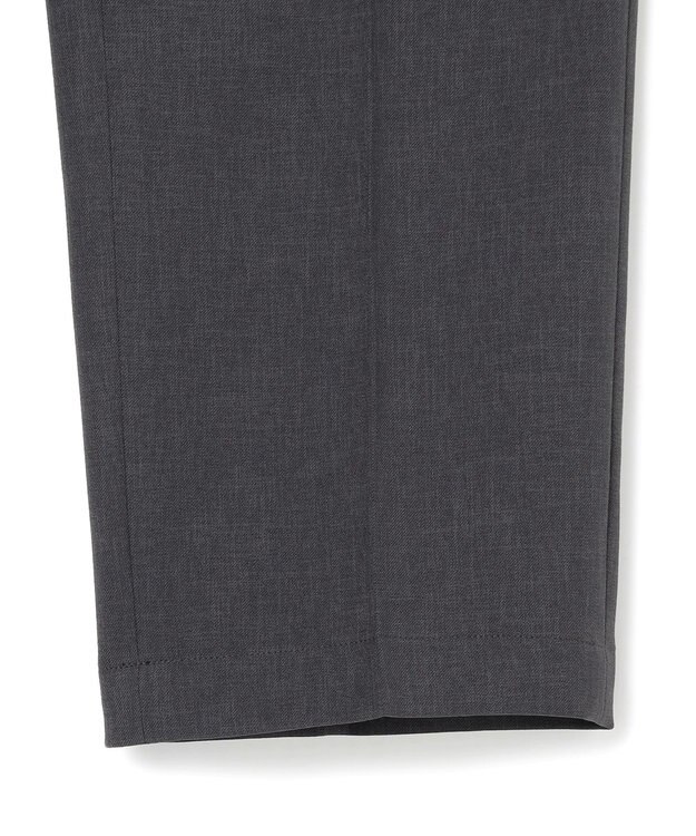 UNFILO MENS 【OCEANS 雑誌・web・YouTube 掲載】WOOL TOUCH 機能美パンツ スリム【東レ開発のウール見え高機能素材】 チャコール