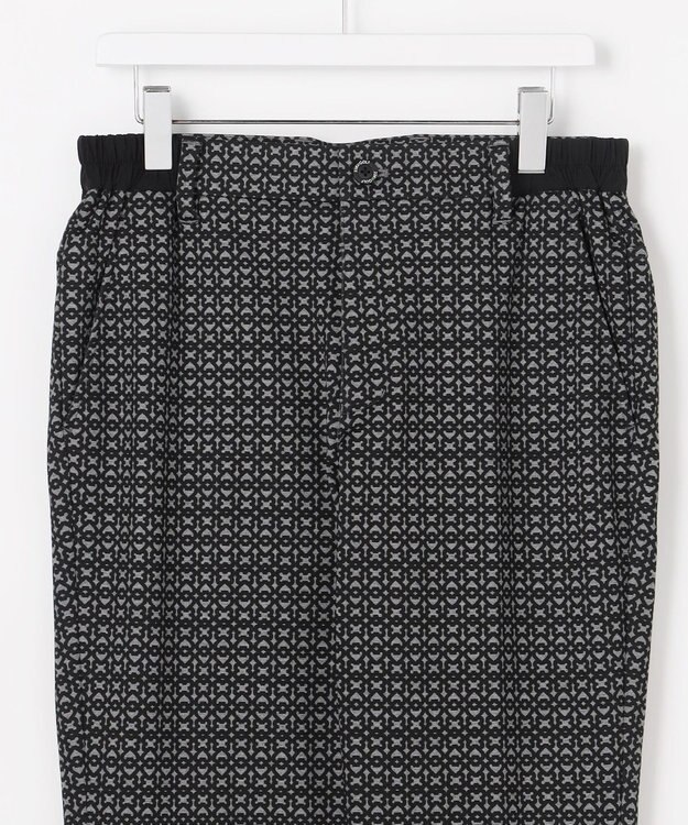 23区GOLF 【MEN】裏起毛ジャージーパンツ ストレッチ モノグラム 上品スタイル ブラック系5