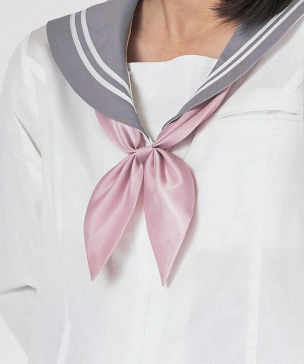 WEGO 【SCHOOLITEM】スクールセーラーリボン ピンク