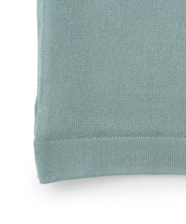 UNFILO MENS シアーニット【ギフトにもおすすめ】 スモーキーグリーン