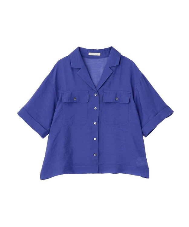 Green Parks ＳＥＴ２点　シャツスカートセットアップ Blue