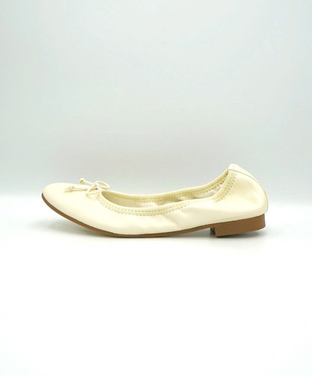 nouvelleRobe Oū 新色追加【本革・高反発】Round ラウンドトゥ バレエシューズ アイボリー