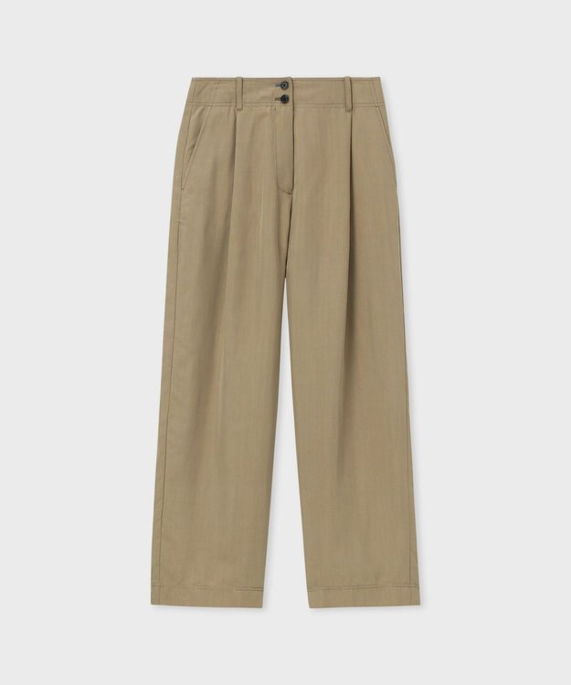 Paul Smith レーヨンドレープ カーヴィタックパンツ オリーブ