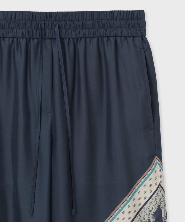 Paul Smith Travel Scarf ワイド パンツ ネイビー