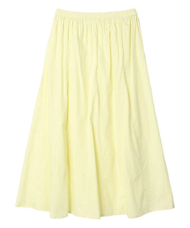 earth music&ecology ポプリンフレアスカート Yellow