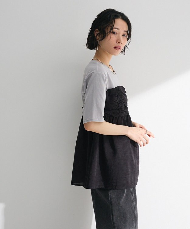 Green Parks ビスチェドッキングプルオーバー Black