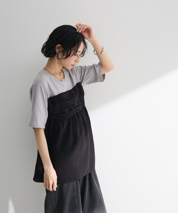 Green Parks ビスチェドッキングプルオーバー Black