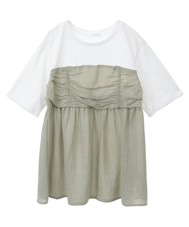 Green Parks ビスチェドッキングプルオーバー Green