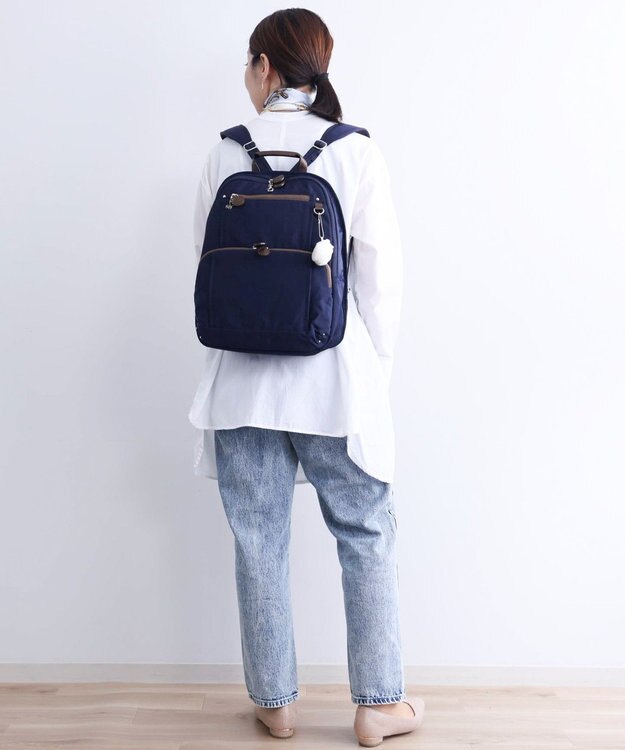ACE BAGS & LUGGAGE Kanana project PJ8-3rd リュックサック フリーウェイバッグ 中  62102 A4サイズ カナナ プロジェクト ネイビー