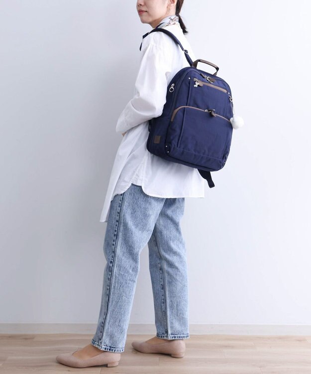 ACE BAGS & LUGGAGE Kanana project PJ8-3rd リュックサック フリーウェイバッグ 中  62102 A4サイズ カナナ プロジェクト ネイビー