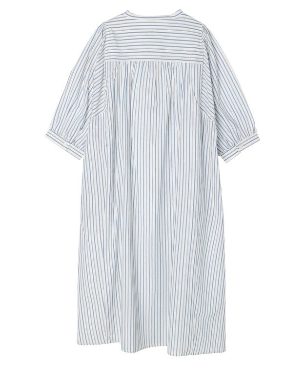 Green Parks Ｉ　切替ロングシャツワンピース Stripe