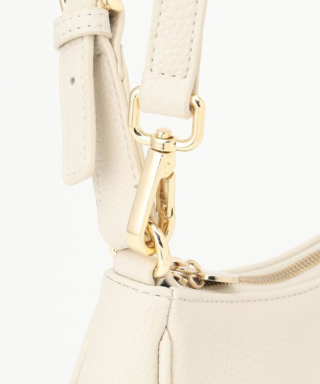 TOCCA DEAR CRESCENT LEATHER MINIBAG ミニバッグ アイボリー系