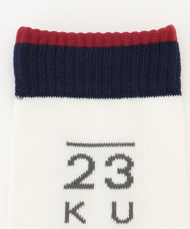 23区GOLF 【MEN】ベーシック 18センチ丈 ソックス ホワイト系