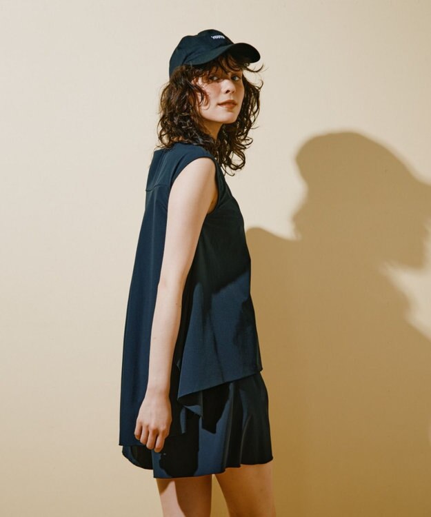 San-ai Resort（三愛水着楽園） 【UPF50＋】　タンクトップキュロット3点セット　9M・11L　【San-ai Resort（サンアイリゾート）】 ブラウン