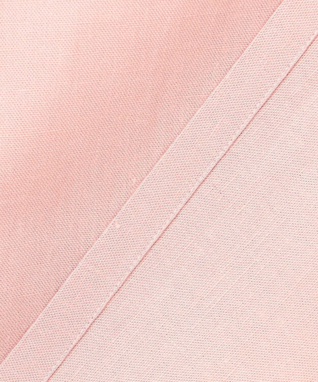 J.PRESS MEN 【J.PRESS ORIGINALS】Rayon Linen Oxford Open Half Sleeve Shirt / Baggy-Fit ピンク系