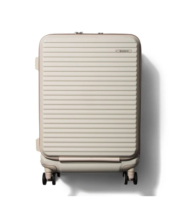 ACE BAGS & LUGGAGE EDGELINK クルーズボックスグリント スーツケース 52L フロントオープン 09142 エッジリンク アイボリー