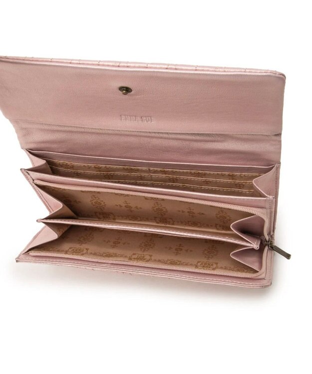 ANNA SUI ドリーミー かぶせ長財布 ピンク