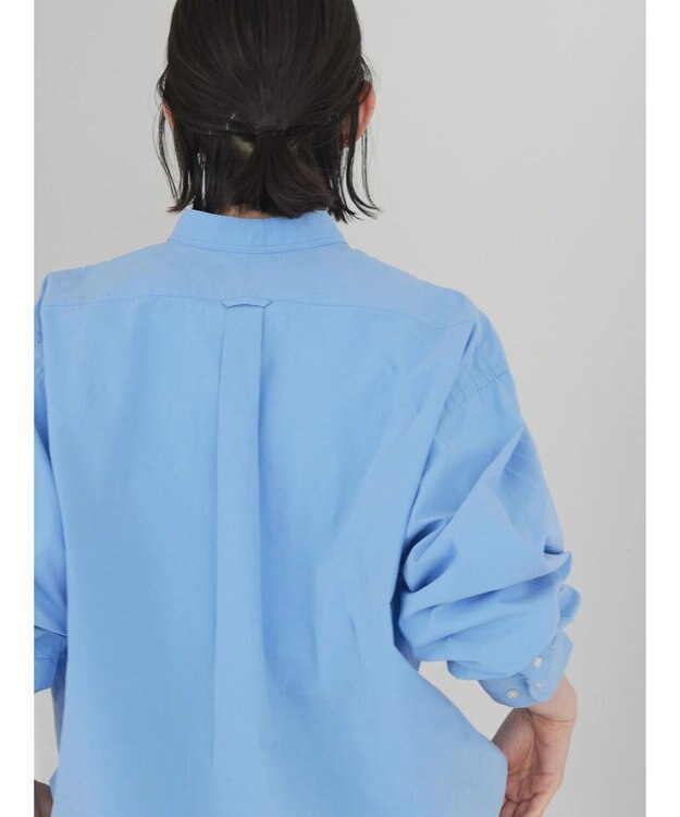 AMERICAN HOLIC 綿ブロードＢＩＧシャツ Sax