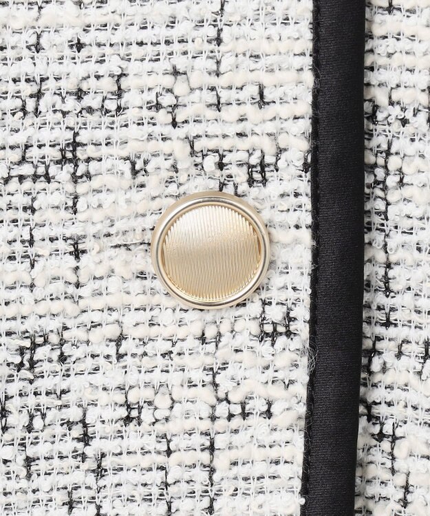 ANY SIS ネップツイード ジャケット ネイビー