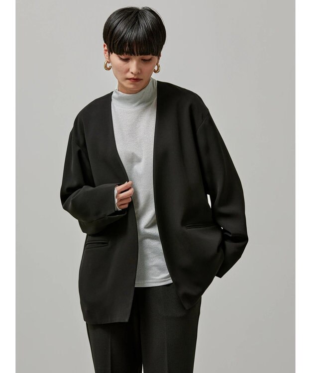 AMERICAN HOLIC ニュアンスジャケット／ＰＲＥＭＩＵＭ Black