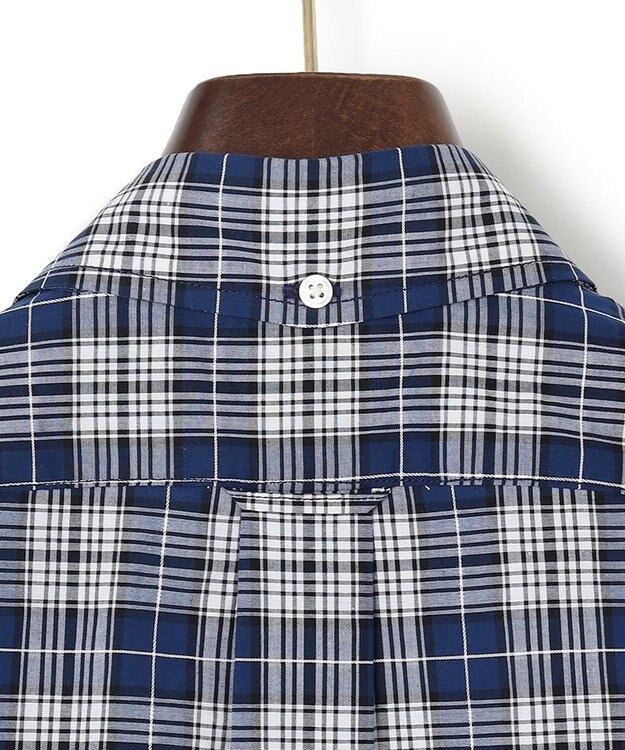J.PRESS MEN ドビータータンマルチチェック シャツ /B.D ブルー系3