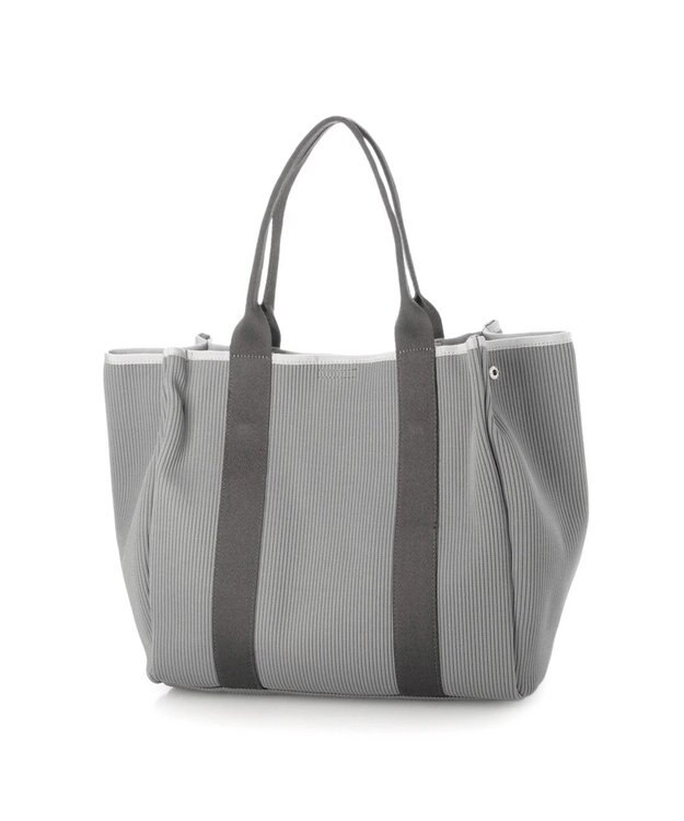 UNBILLION カシュカシュ cachecache / ジャガードニットスクエアビッグトート GY