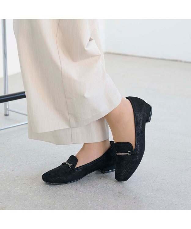 Riz raffinee <Riz raffinee>ビットローファー ブラックメタリック