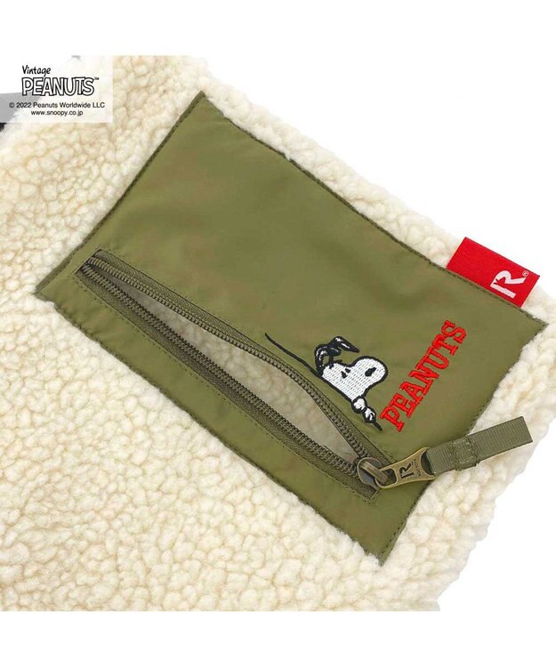 ROOTOTE 8274【スヌーピー】IP.サコッシュ.ボア.ピーナッツ-7V 01：アイボリー