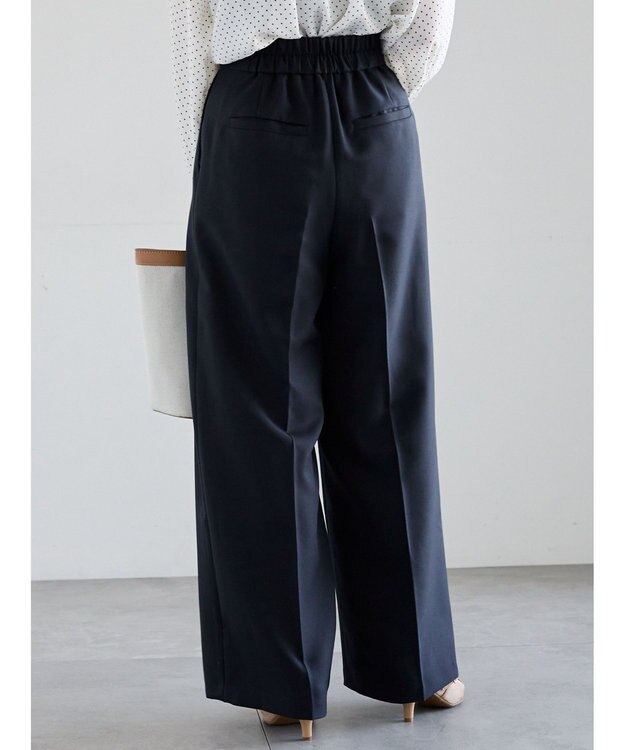 Te chichi パウダーツイルマリンスラックス《2026 spring catalog item》 ネイビー