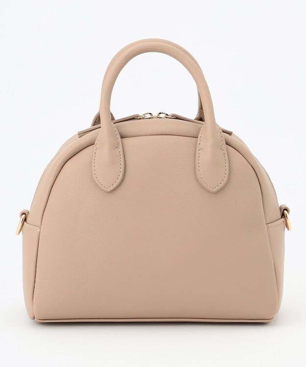 UNBILLION cachecache / WEB限定2wayラウンドミニボストンバッグ ベージュ