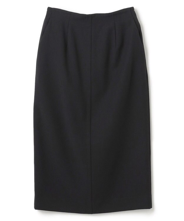 BEIGE， 【洗える】ALAINA / Iラインスカート Black