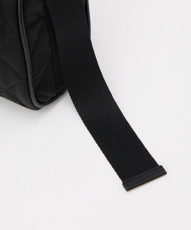 russet キルティングドラムミニショルダーバッグ(SF-267) Black