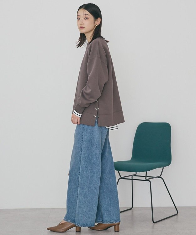 AMERICAN HOLIC サイドドットポンチプルオーバー Brown