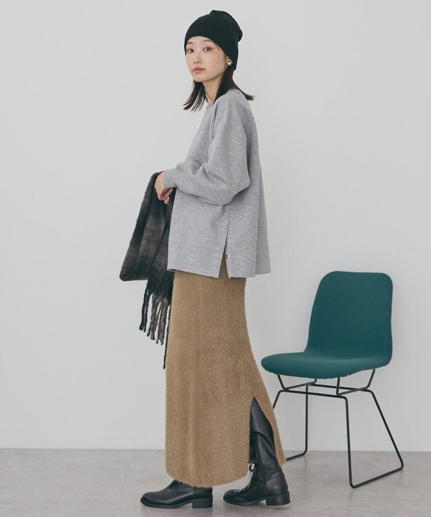 AMERICAN HOLIC サイドドットポンチプルオーバー Light Gray Mixture