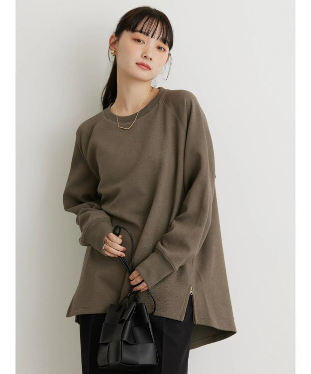 AMERICAN HOLIC サイドＺＩＰブークレチュニック Khaki