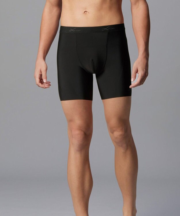 CW-X 【MEN】 CW-X 股関節サポート スパッツ 【大谷翔平愛用モデル】 下半身の軸がブレにくい 骨盤サポート 球技 陸上 ショート 2分丈 メンズ BCO101 /ワコール ブラック